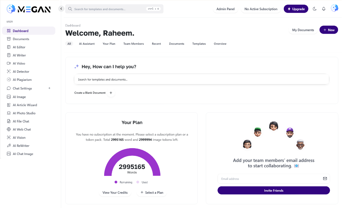 Image of M3GAN dashboard